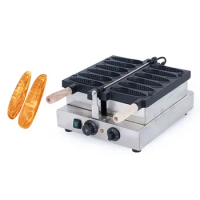 Wholesale Stainless Steel Non-Sticking Corn Shaped Waffle Maker Electric 6 Pcs Corn Dog Stick Waffle Maker Machine