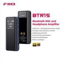 FiiO BTR15 Bluetooth 5.1 Headphone Amplifier DSD256 Receiver LDAC/aptX Adaptive with 3.5mm/4.4mm