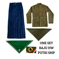 Setelan Seragam HW Putri SMP (ROK) / Hizbul Wathon / Muhammadiyah