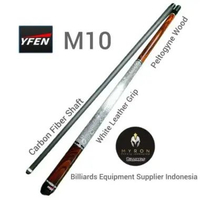 STICK BILLIARD CARBON FN M5 M9 M10~ABALONE INLAY~LOW DIFLECTION M10