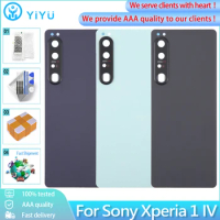 OIriginal Housing For Sony Xperia 1 IV Back Battery Cover XQ-CT72 XQ-CT54 Rear Door Case With Camera Glass Lens Replacement