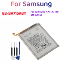 Battery EB-BA715ABY Battery For Samsung Galaxy A71 SM-A7160 A7160 Replacement Phone Battery 4500 mAh + Tools