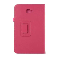 300pcs/Lot Good Quality Litchi Protective Skin PU Leather Case cover For Samsung Galaxy Tab A 10.1'' T580