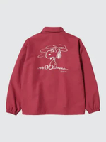 UNIQLO Jaket Coach Jacket Peanuts Snoopy RED L