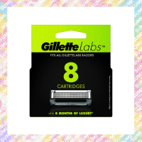 Gillette 吉列【8刀頭】Labs 極光系列 剃鬚刀頭 - 平行進口貨品
