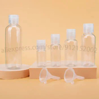 100pcs 20ml transparent Mini travel bottle cosmetic sample plastic bottles  PET vial small hotel containers