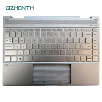 (Silver) New For HP SPECTRE 13-AE 13-AE011DX Palmrest with Backlit Keyboard 942041-001