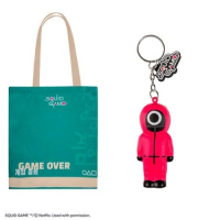 魷魚遊戲玩家 456手提袋 & 勞工鑰匙扣