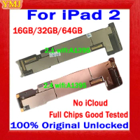 Free Shipping A1935 Wifi and A1396/A1397 3G Version Mainboard For IPAD 2 Motherboard 16G/32G/64G Logic Board Clean ICloud Plate