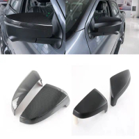 For Mazda BT-50 BT50 2021 2022 2023 ABS Carbon/Black Garnish Accessories Car Side Mirror Rear View Mirror Sticker Cover Trim