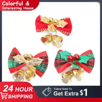 Tree Wreath Accessory Dress Up Atmosphere Cloth + Metal Beautiful In Colors Christmas Gift Idea Christmas Decoration Ideas 3g