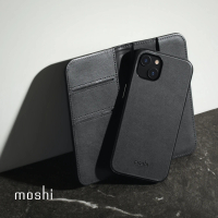 moshi Overture for iPhone 13 mini 磁吸可拆式卡夾型皮套(iPhone 13 mini)