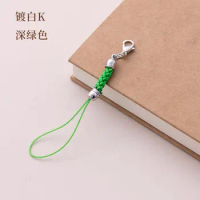 10pcs keychain rope with Lobster Clasp Jump Rings Lanyard Lariat Strap Cord For DIY Keyring Pendant Jewelry Making Supplies