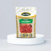 โกจิเบอร์รี่ ออร์แกนิค พร้อมทาน เม็ดใหญ่ หวาน เกรดพรีเมี่ยม180 กรัม (Organic Goji Berry) NUTRIRIS Br