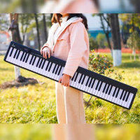 SLADE 88 Keys Electronic Piano Keyboard Instrument Foldable Electronic Organ 128 Tone MIDI Output With Bag Music Accessories