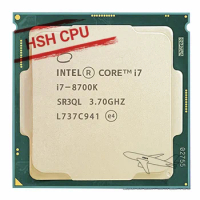 Intel Core i7-8700K i7 8700K 3.7 GHz Six-Core Twelve-Thread CPU Processor 12M 95W LGA 1151