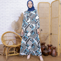 GAMIS MOTIF BUNGA 2
