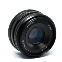 JINTU 35mm F/1.7 Prime Lens for Sony E mount NEX3 NEX5 NEX6 NEX7 A5000 A5100 A6000 A6100 A6300 A6500 SLR Mirrorless Camera