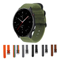 22mm Nylon Sport Replace Bracelet For Amazfit GTR 2 2E Wrist Strap For Xiaomi Amazfit Pace / Stratos 3 / GTR 47mm Watchband