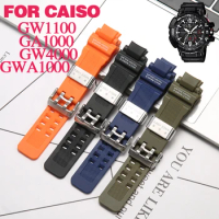 Watch Accessories For Casio G-SHOCK GA1000 1100 GW-A1000 1100 GW4000 Resin Strap Men's Waterproof Sports Silicone Watchband