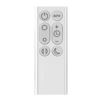 Replacement Remote Control for Dyson Pure Cool Link DP01 DP03 TP02 TP03 Air Purifier Fan Remote Control(Silver)