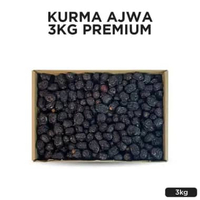 KURMA AJWA MADINAH JUMBO ORIGINAL / KURMA AJWA ORGANIC PREMIUM 3Kg