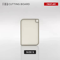NEOFLAM Cutting Board Talenan Anti Bakteri Non-Slip Handle Dishwasher Safe Fika Grey