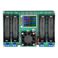 4 Channel Type-C LCD Display Battery Capacity Tester Lithium Battery Battery Power Detector Module for18650 Battery Tester