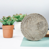 俄羅斯雙頭鷹銀元 女皇安娜一世紀念銀幣銀圓外國仿古錢幣收藏品