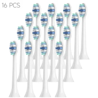 16pcs Compatible with Philips electric toothbrush head universal HX6730/6721/3216/3226/HX8/9 replacement head