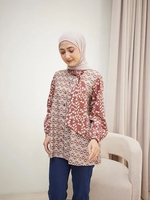 Ederra Piper Top / Atasan Wanita / Atasan Motif S/M Brown Out