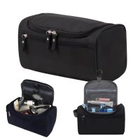 Tas Perlengkapan Mandi Tempat Sabun Anti Air Travel Toiletries Bag Organizer Double Zipper