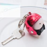 Cute Squishy Ding Ding With Helmet Keychain Novelty anti-stress Toy GPD8992
