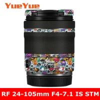 For Canon RF 24-105mm F4-7.1 IS STM Anti-Scratch Camera Lens Sticker Coat Wrap Protective Film Body Protector Skin Cover