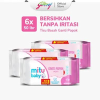 Mitu Baby Tisu Basah Bayi Ganti Popok Pink Sweet Rose 50s - isi 3