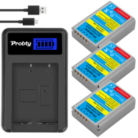 High quality 2200mAh BLN-1 BLN 1 PSBLN1 PS-BLN1 PS BLN-1 spare battery + LCD USB single channel charger for Olympus E-M5 OM-D E-