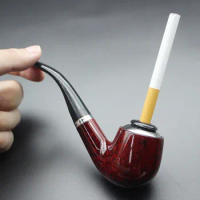 Fashion Resin Pipe Chimney Filter Long Smoking Pipe Herb Tobacco Pipe Smoking Mouthpiece Narguile Grinder Smok Cigarette holder