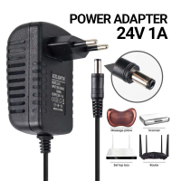 Adaptor Power Supply AC to DC 24V/1A Indikator Lampu LED