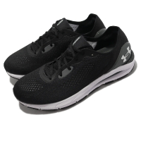 【UNDER ARMOUR】慢跑鞋 HOVR Sonic 5 男鞋 黑 灰 藍芽 連線 紀錄 緩震 MapMyRun 運動鞋(3024898001)