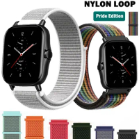 20MM Nylon Straps For Xiaomi Huami Amazfit Bip S U Pro/Bip Lite Wristband Sport Watchband Amazfit GTS/GTS 4 2 Mini Correa 22MM
