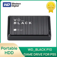 Western Digital WD Black P10 Game Drive 2.5" HDD 5TB 4T 2T External Mobile Portable Hard Disk HDD for PS4 PS5 Xbox One PC Mac