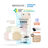 MIISOO Disposable Mask EVO KHAKI Series KF94 KN95 Masker wajah 4ply