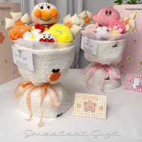 Kirby Plush Bouquet Doll Birthday Gift for Girlfriend Cute Plush Toy for Girlfriend Best Friend Vale