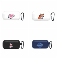 Cartoon dogs Case for Bose QuietComfort Earbuds Case Animal cat / flower case Silicone Earphone Cover funny Charging box