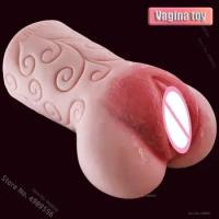 Female Pussy and Ass Anal Sexualues Couple Toys Toys for Adults Dual Channel Masturbators?for Men Realistic Vagina Sex Shop Sexy