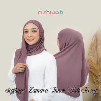RIS HIJAB - SEGITIGA ZAINARA Segitiga Instan Inner Jersey Tali Daily Hijab Instan
