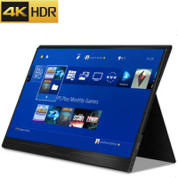 15.6" 4K Portable HDR Monitor 60Hz HDR Gaming Monitor For Switch PS4 XBOX Ns PC Laptop Computer Monitor For Phone