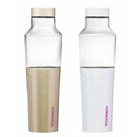 [COSCO代購5] 促銷到6月30號  D142668 CORKCICLE 玻璃易口瓶 600毫升 X 2件組 銀河白 + 香檳金