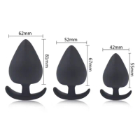 Silicone anal plug butt plug prostate massager H025 Drop shipping