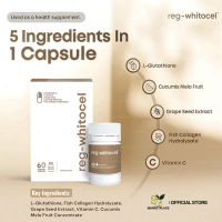 REG-WHITOCEL 60s| L-Glutathione + Collagen + Vitamin C Antioxidant Supplement